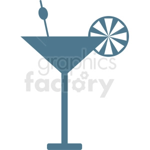 cartoon martini vector design