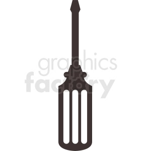 fat screwdriver vector icon