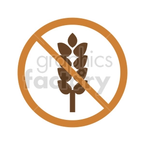 gluten free symbol vector graphic 05