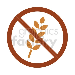 gluten free symbol vector graphic 04