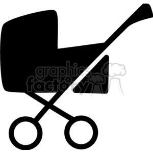 Black stroller