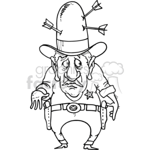 cartoon sheriff