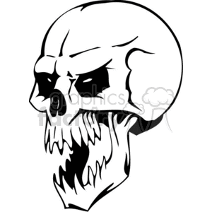 evil skull