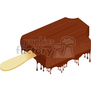 melting chocolate Popsicle