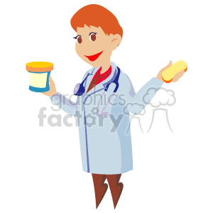 cartoon doctor