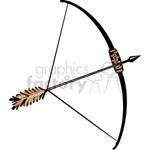 bow with arrow