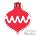 christmas decoration sticker