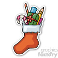 christmas stocking v2 sticker