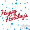 happy holidays svg eps silouette studio cut design clip art