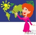 weather reporter clipart