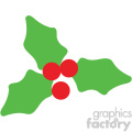 holly berries icon vector art