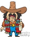 Cartoon Drunk Mexican
