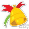 christmas bell sticker