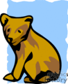 animated bear cub