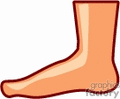cartoon foot picture