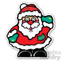 santa claus sticker