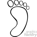 Baby Foot Outline