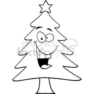 Cartoon-Chrictmas-Tree