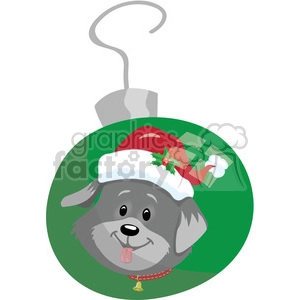 puppy christmas ornament