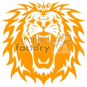 lion head roaring svg cut file