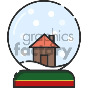 snowglobe vector icon