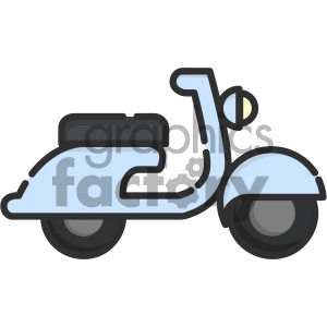 vespa vector royalty free icon art