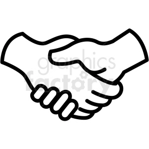 handshake vector icon