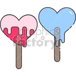 heart popsicles