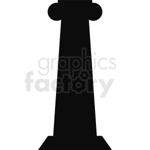 greek column vector slihouette