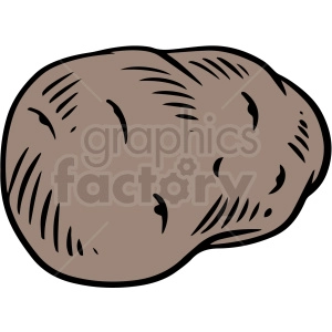 baked potatoe vector clipart