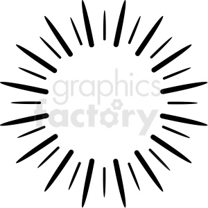 star bursting vector asset