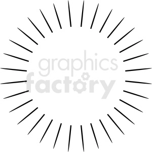 large burst vector clipart design