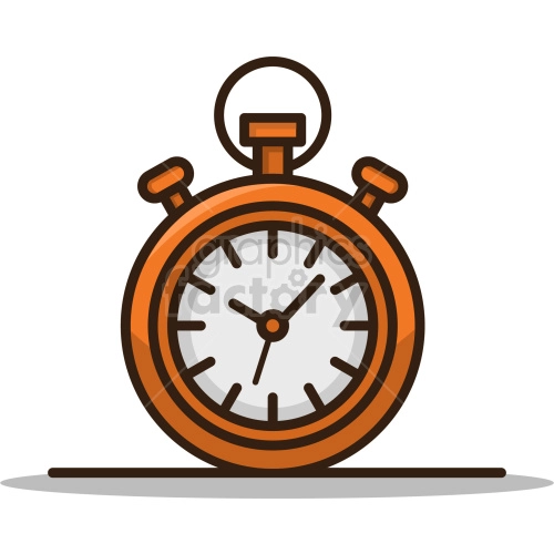 stopwatch vector clipart