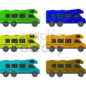 camper vector graphic bundle