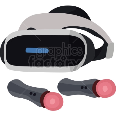 VR gear vector graphic