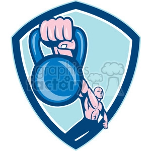 kettle bell hand strong man SHIELD