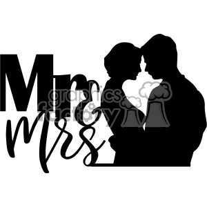 mr mrs svg cut file