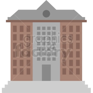 university building vector