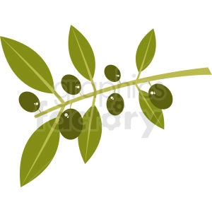 olive branch clipart