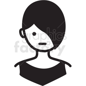 woman avatar vector clipart