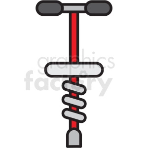 pogo stick clipart icon