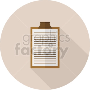 clipboard vector clipart 1