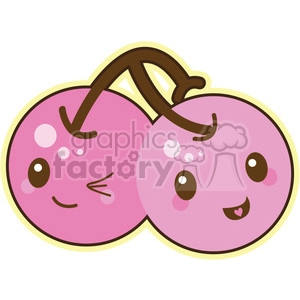 cherries cartoon character