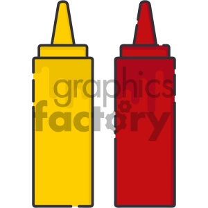 condiments vector art