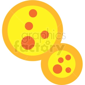 cartoon virus petri dish clipart icon