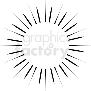 star burst vector clipart