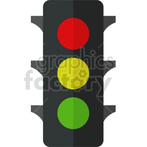 isometric traffic light vector icon clipart 6