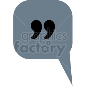 quote symbol vector graphic