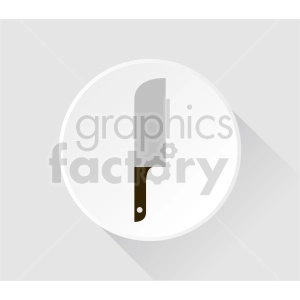 butcher knife vector clipart