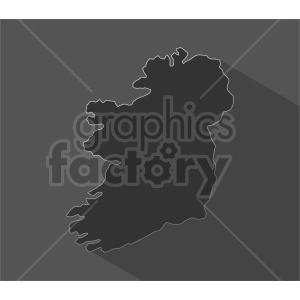 ireland outline vector clipart